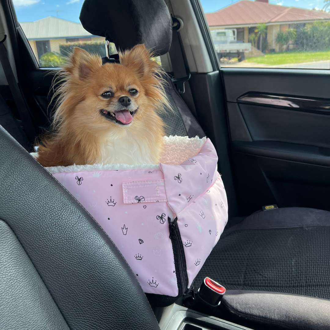 Pink Pet Carpool Seat - MySnuggleLife